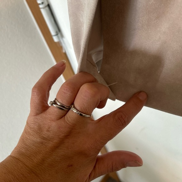 NWT 12 Calvin Klein Women's Beige Pencil Skirt - Picture 7 of 10